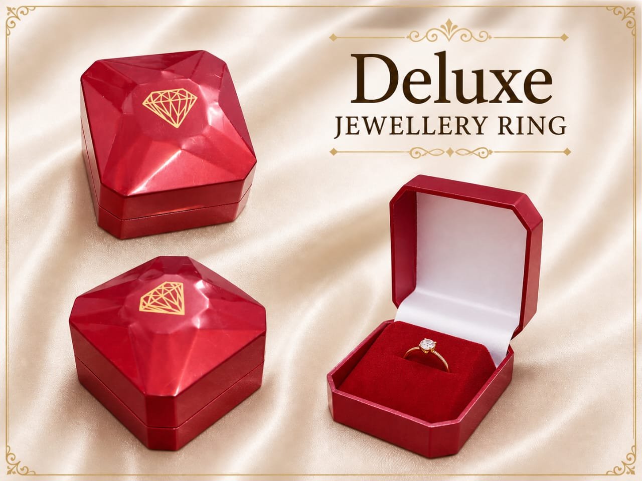 Deluxe Jewellery Ring Box