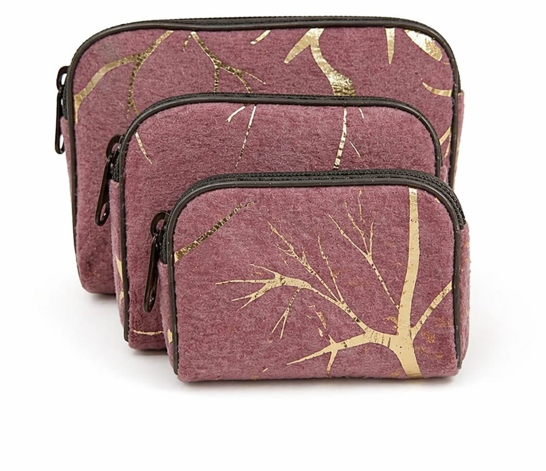 Swet Paid Alankar (Mauve, 3 Pcs)